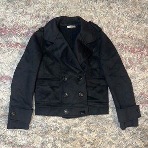 Ulla Johnson black peacoat jacket S